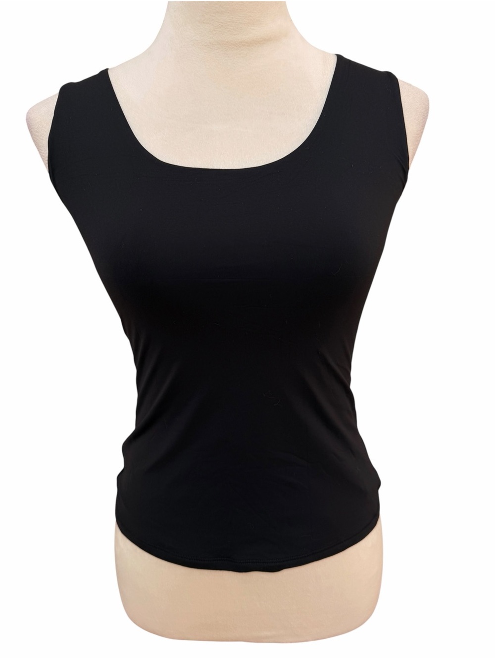 Black Scoop Neck Tank Top Women’s Small NEW Stretchy